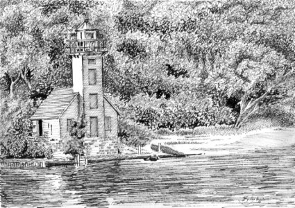 Grand Island Lighthouse - pen & ink.jpg