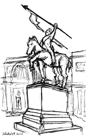 El Cid statue at Legion.jpg