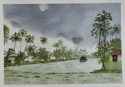 Monsoon Over Backwaters.jpg