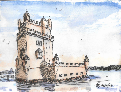 Torre de Belém, Lisboa, Portugal.png