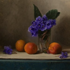 Apricots and violets.jpg