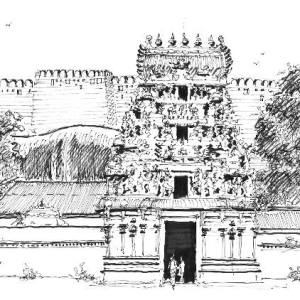 Sri Satyagirinatha Perumal Koil, Thirumeiyam.png