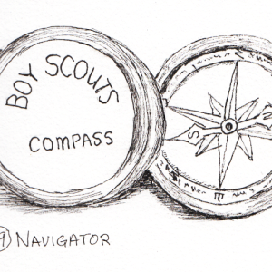 20241029Sk8 Compass (Inktober 29-Navigator).png