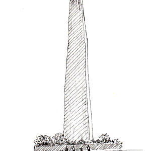 20241031Sk8 Washington Monument (Inktober 31-Landmark).png