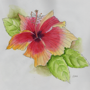 20250124Sk8 Hibiscus (CS Water Media Challenge) .png