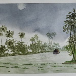 Monsoon Over Backwaters.jpg