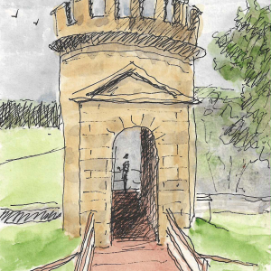 Guard Tower, Port Arthur, Tasmania.png