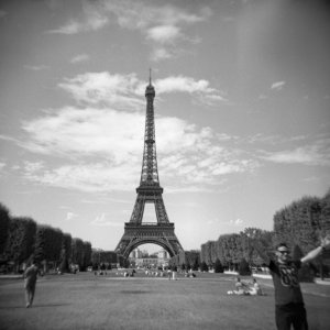 10. Eiffel Tower exuberance, Holga.jpg