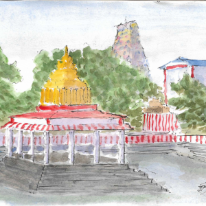 Thiruvanmiyur Temple Tank - sketched on location - 151125 - A5 size.png