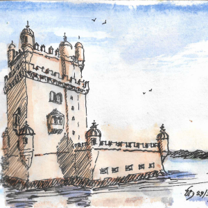 Belem Tower, Lisbon, Portugal.png