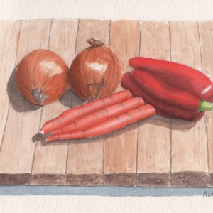 20260426 Vegetables on a Board (ams).jpg