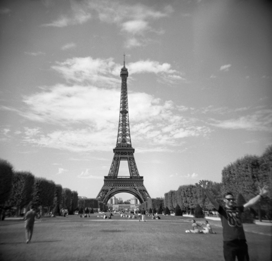 10. Eiffel Tower exuberance, Holga.jpg
