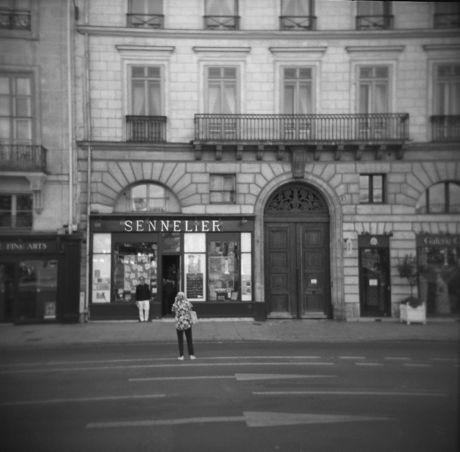 19. Sennelier store at 3 quai Voltaire, Holga.jpg