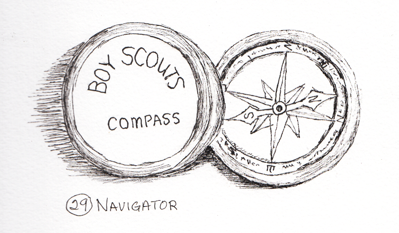 20241029Sk8 Compass (Inktober 29-Navigator).png